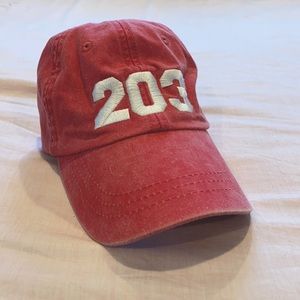 “203”Red Baseball Hat
